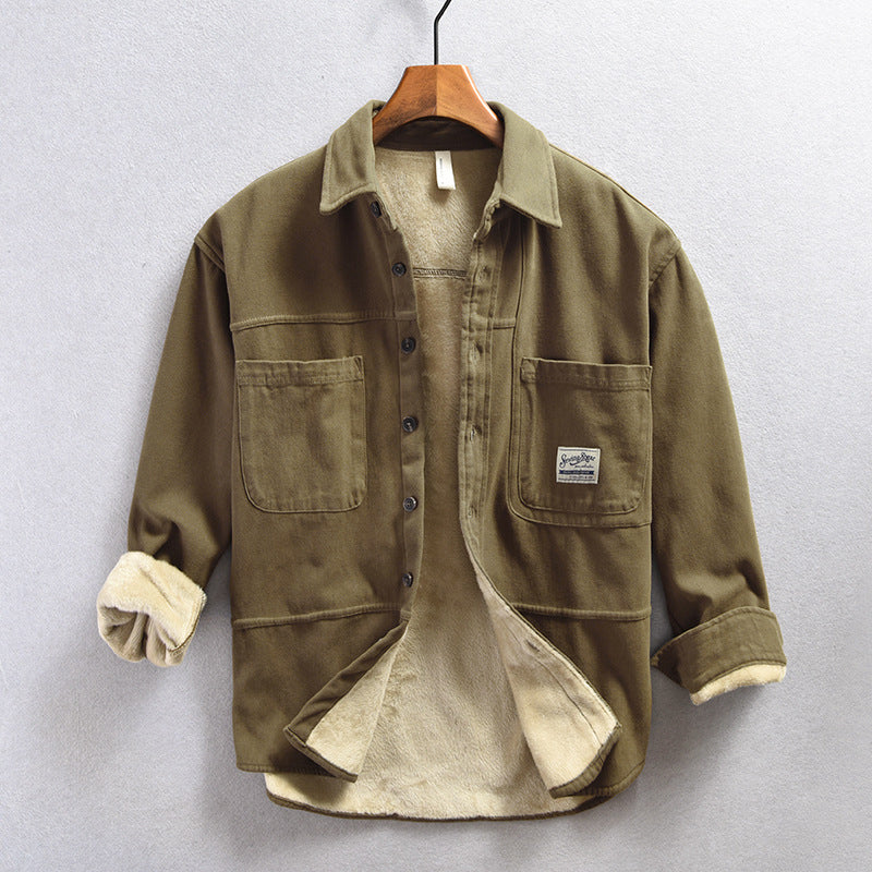 CARL™ | Cargo-Style Fleece Shirt