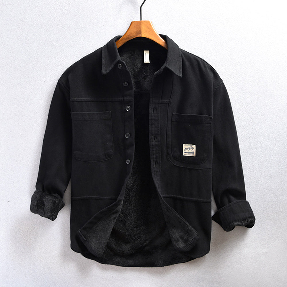 CARL™ | Cargo-Style Fleece Shirt
