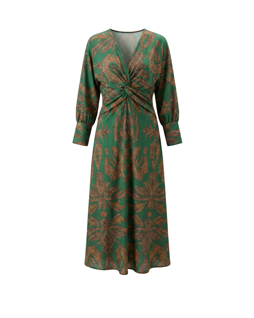 Schwarzes Blumenmuster-Kleid