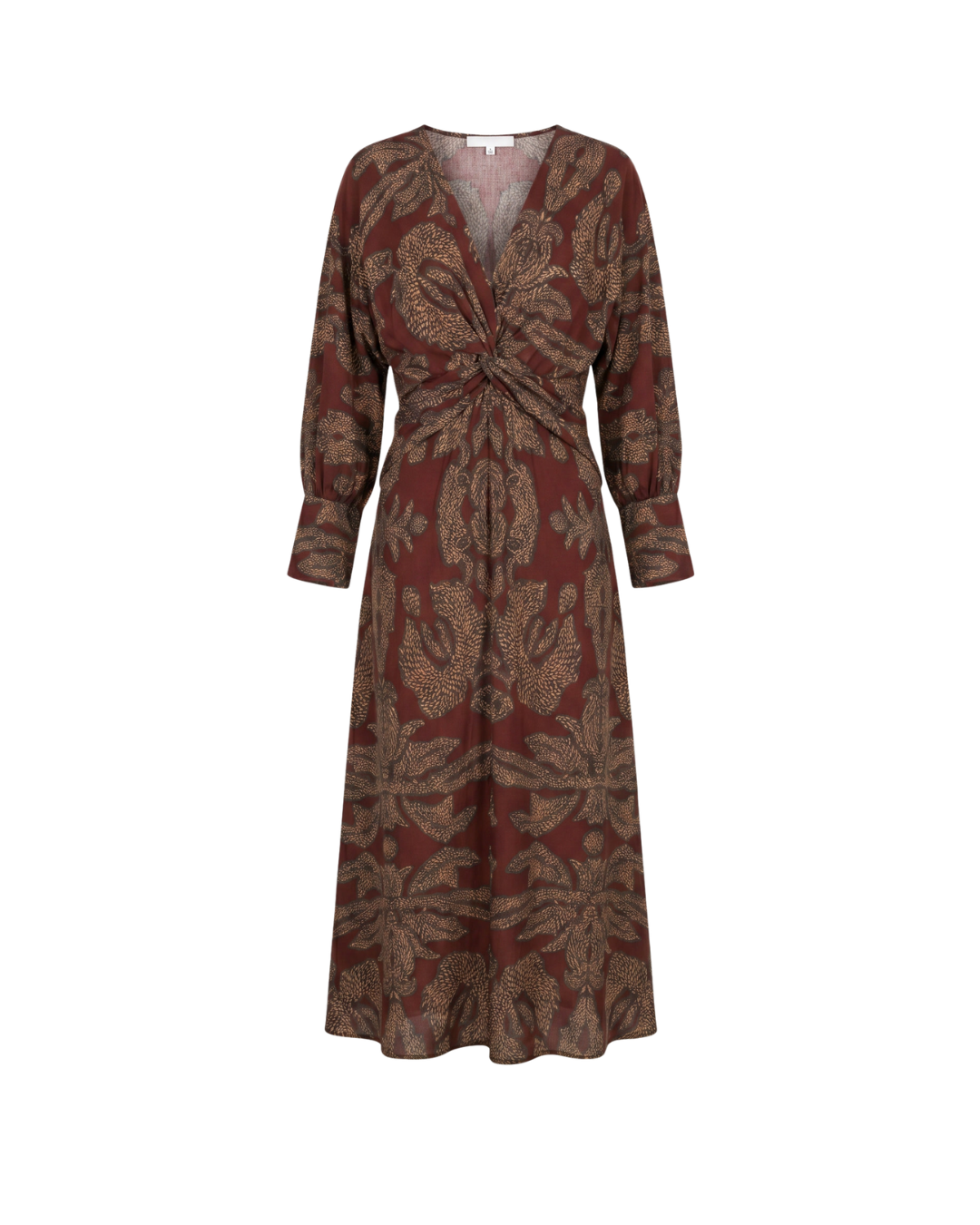 Schwarzes Blumenmuster-Kleid