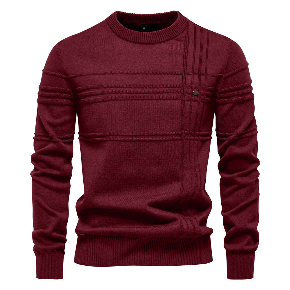LEANDRO | Stilvoller Herrenpullover mit Karomuster