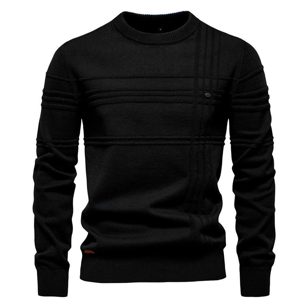 LEANDRO | Stilvoller Herrenpullover mit Karomuster