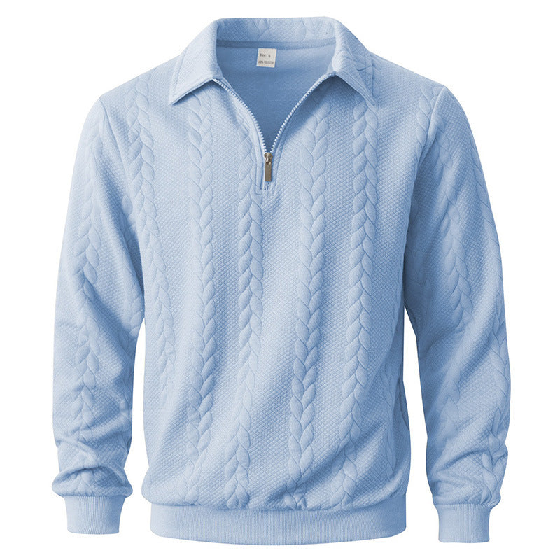 SIMONE™ | Elegantes Polohemd mit Strick-Viertelreißverschluss