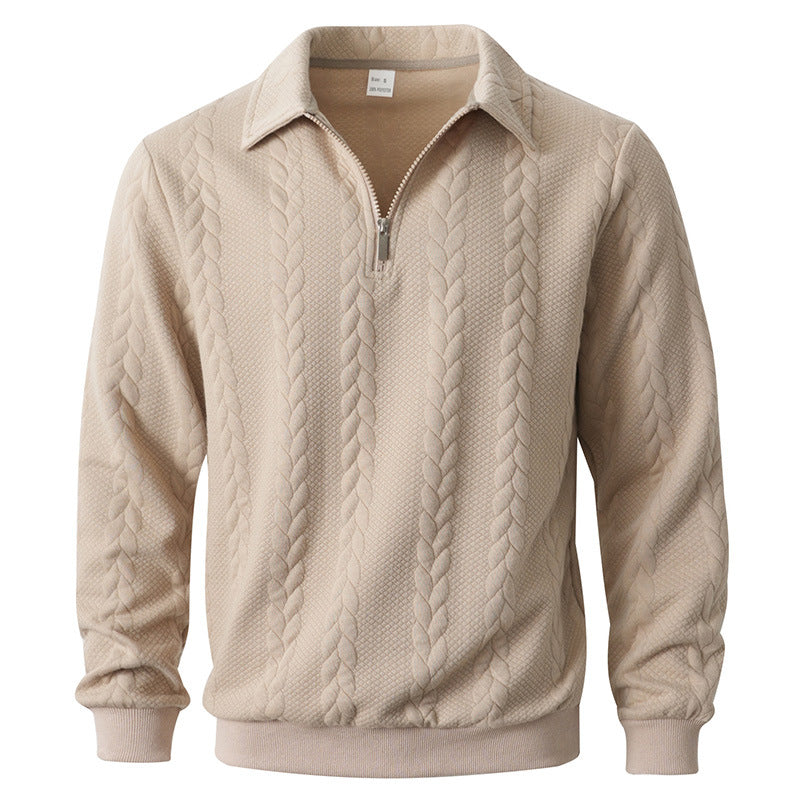 SIMONE™ | Elegantes Polohemd mit Strick-Viertelreißverschluss