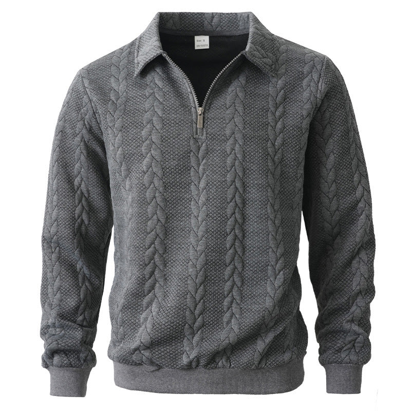 SIMONE™ | Elegantes Polohemd mit Strick-Viertelreißverschluss