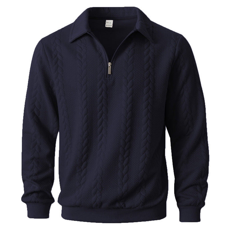 SIMONE™ | Elegantes Polohemd mit Strick-Viertelreißverschluss