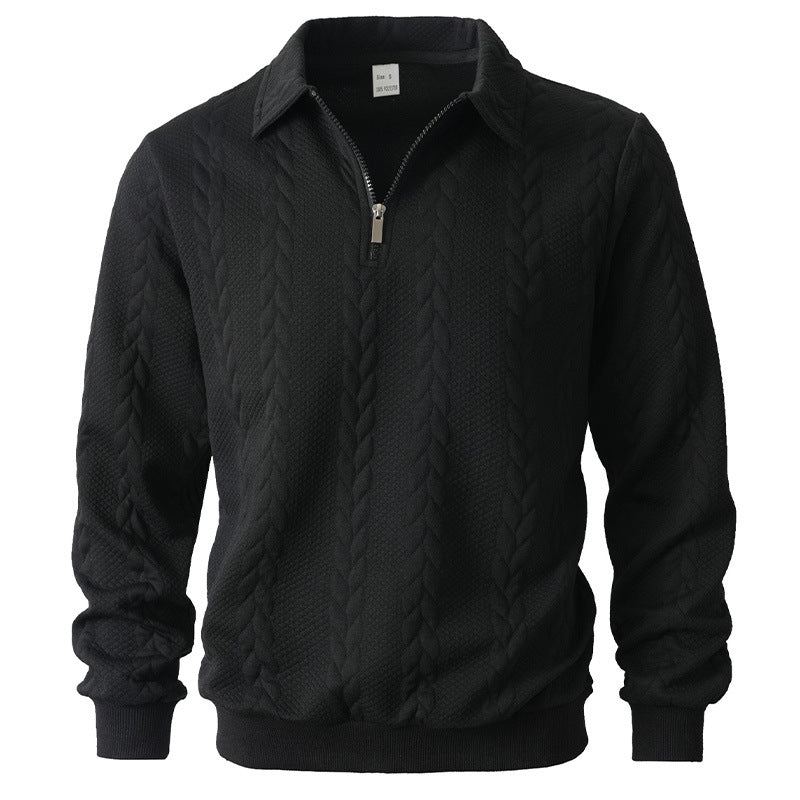 SIMONE™ | Elegantes Polohemd mit Strick-Viertelreißverschluss