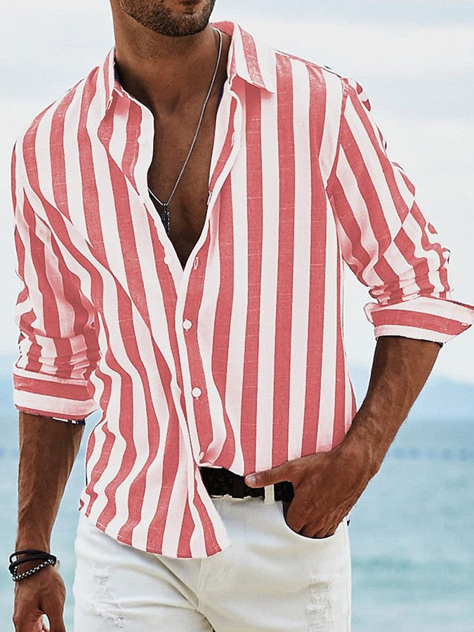 Friedrich™ | Gestreiftes Herren-Sommerhemd