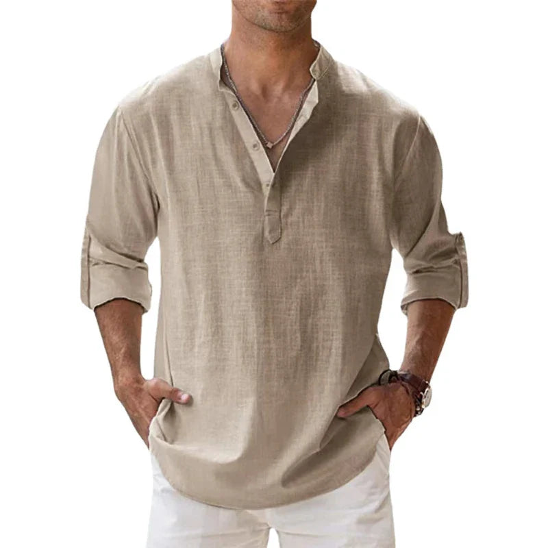 Breeze Baumwoll-Leinen Shirt