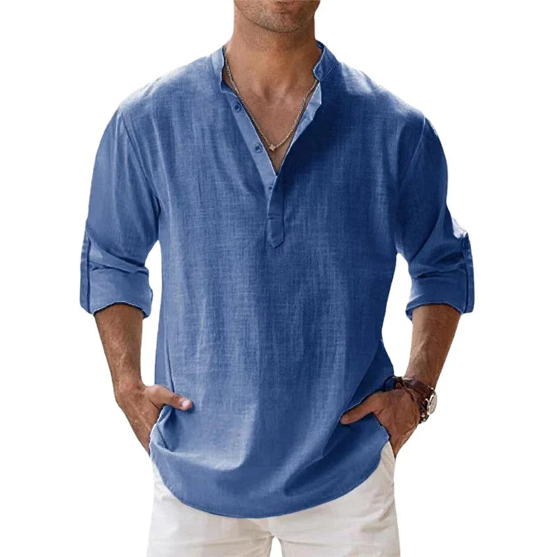 Breeze Baumwoll-Leinen Shirt