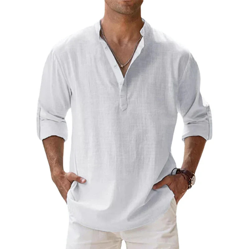 Breeze Baumwoll-Leinen Shirt
