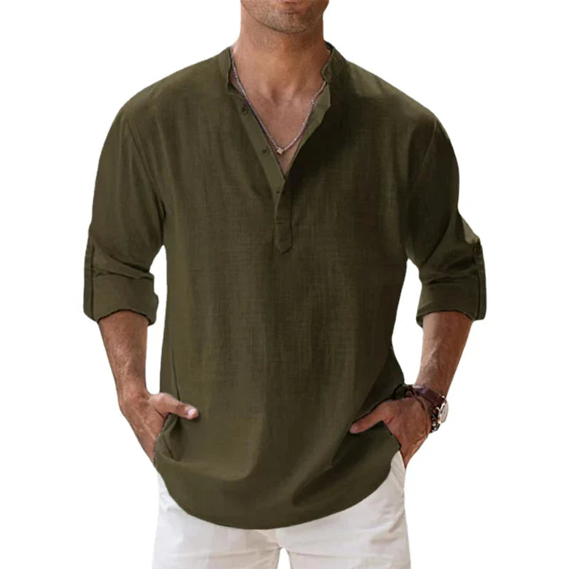 Breeze Baumwoll-Leinen Shirt