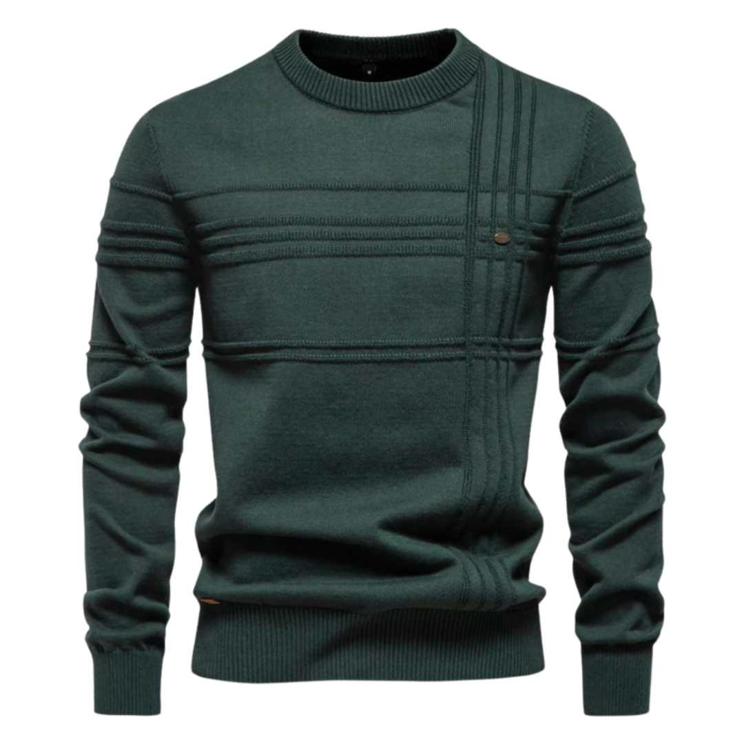LEANDRO | Stilvoller Herrenpullover mit Karomuster