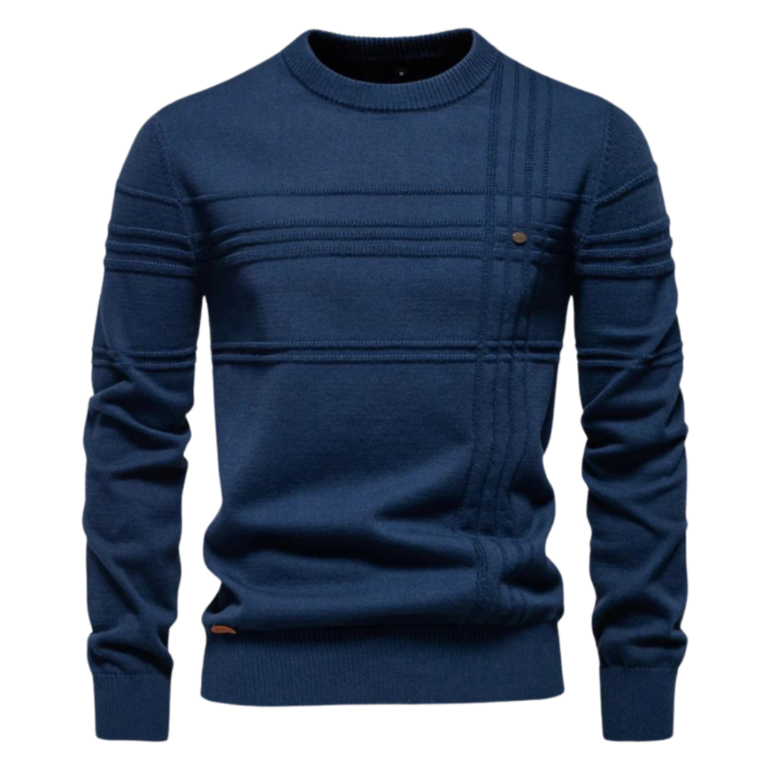 LEANDRO | Stilvoller Herrenpullover mit Karomuster