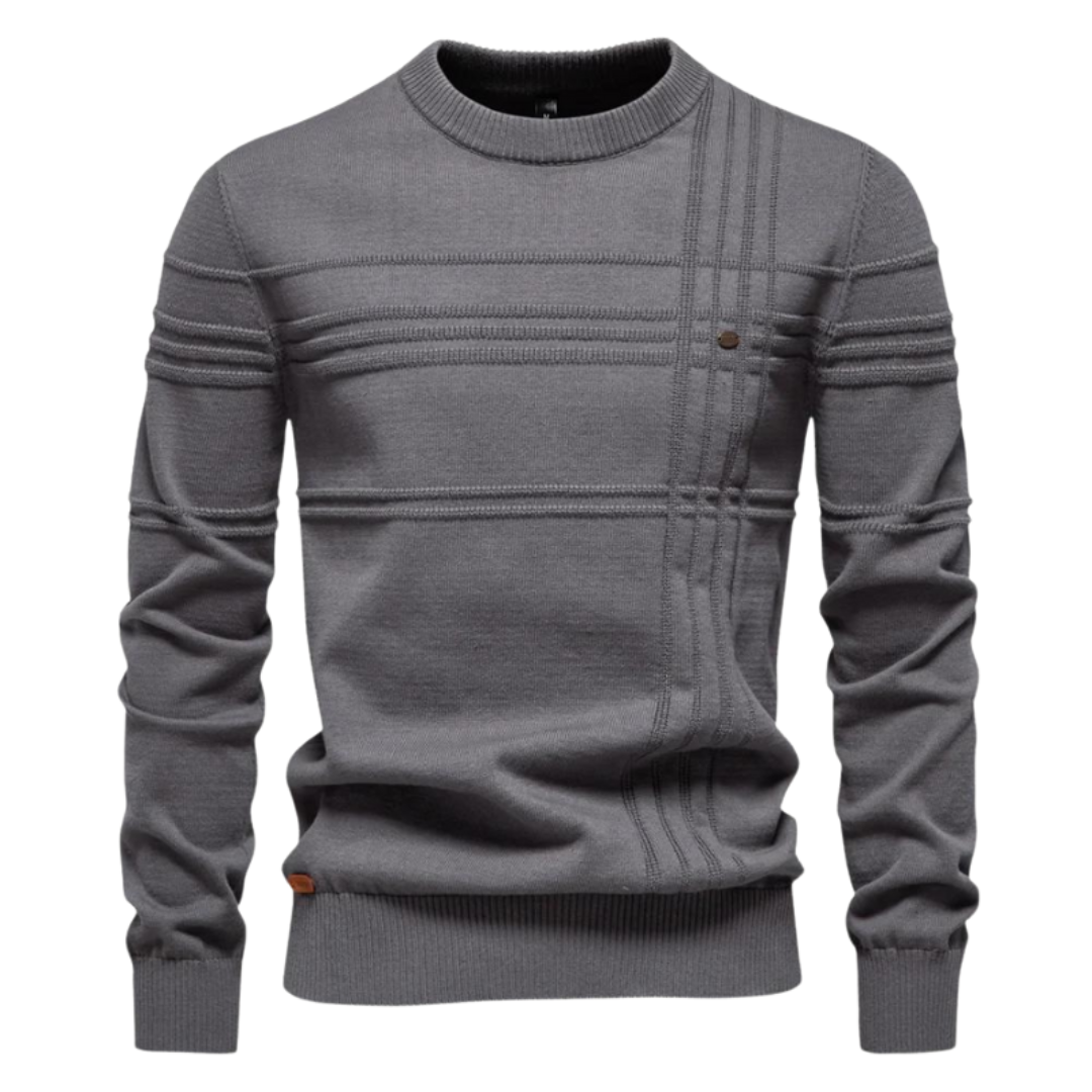 LEANDRO | Stilvoller Herrenpullover mit Karomuster