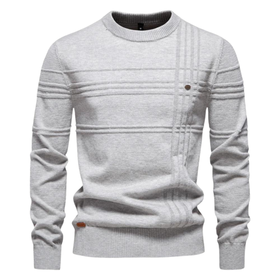 LEANDRO | Stilvoller Herrenpullover mit Karomuster