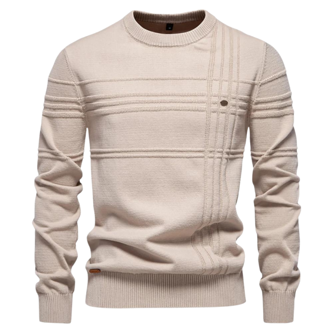 LEANDRO | Stilvoller Herrenpullover mit Karomuster